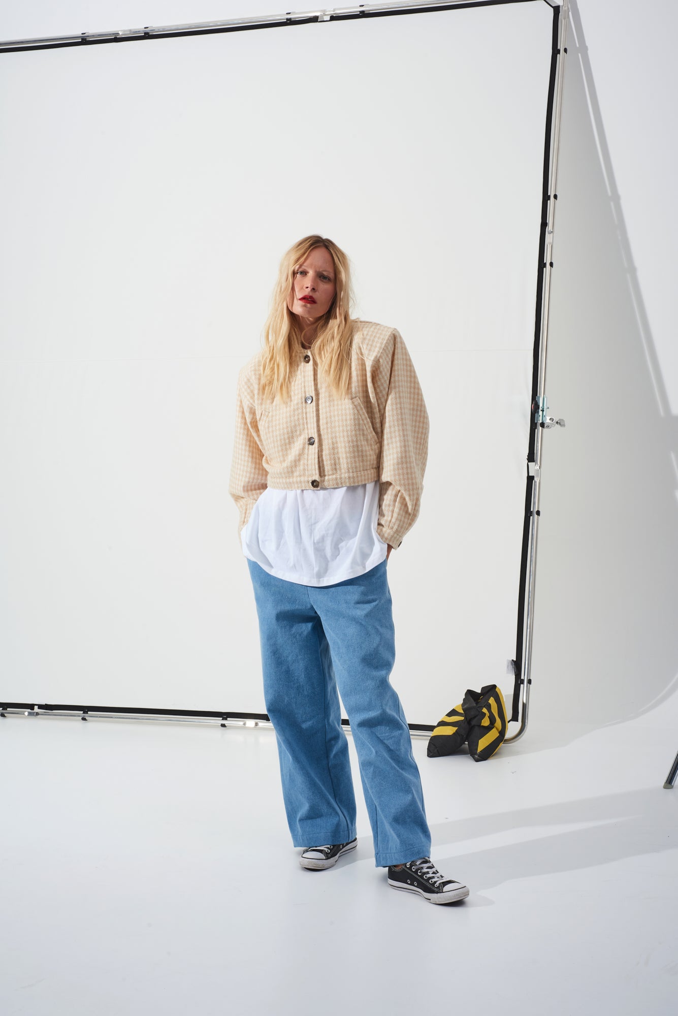 Check Puff Jacket