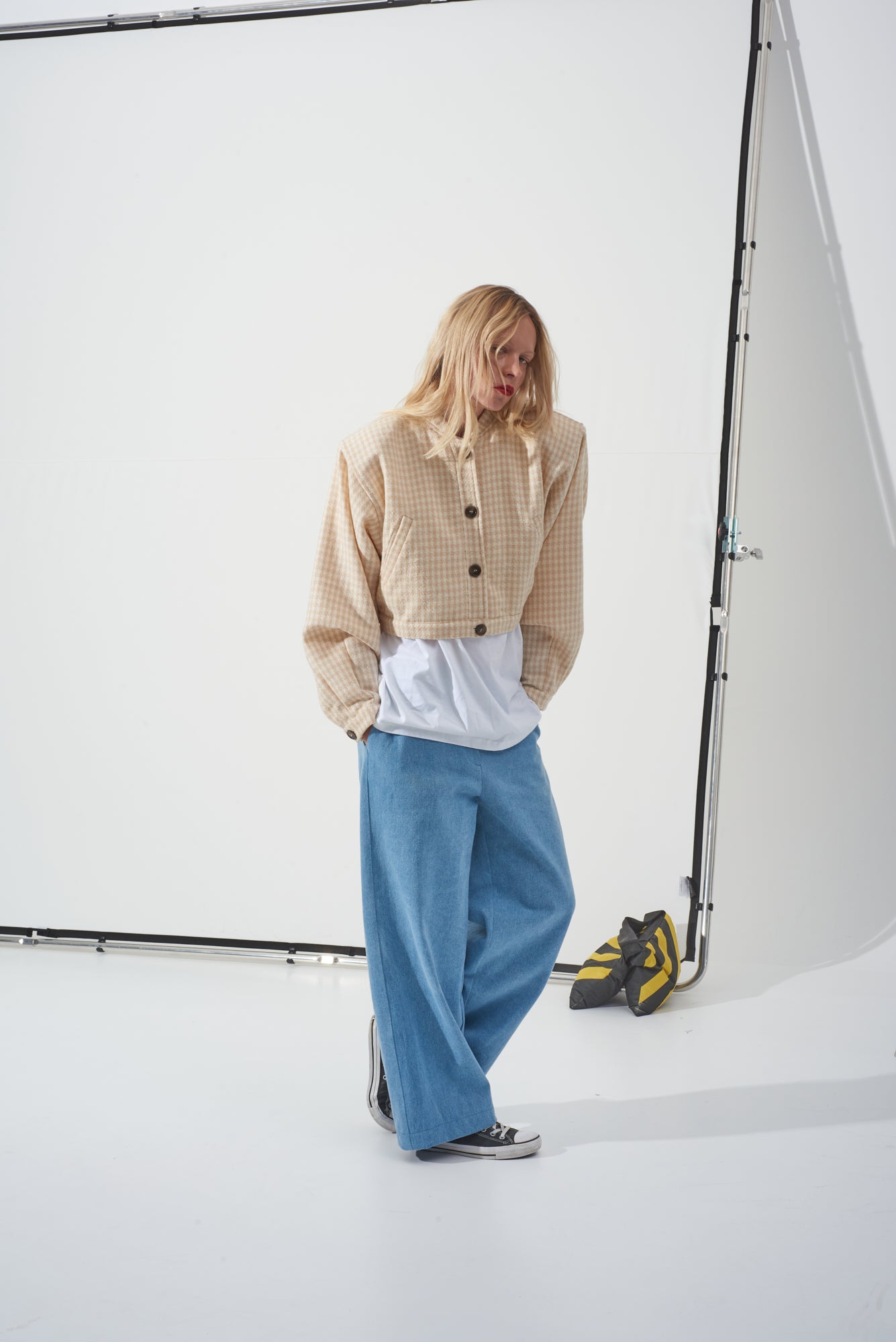 Check Puff Jacket