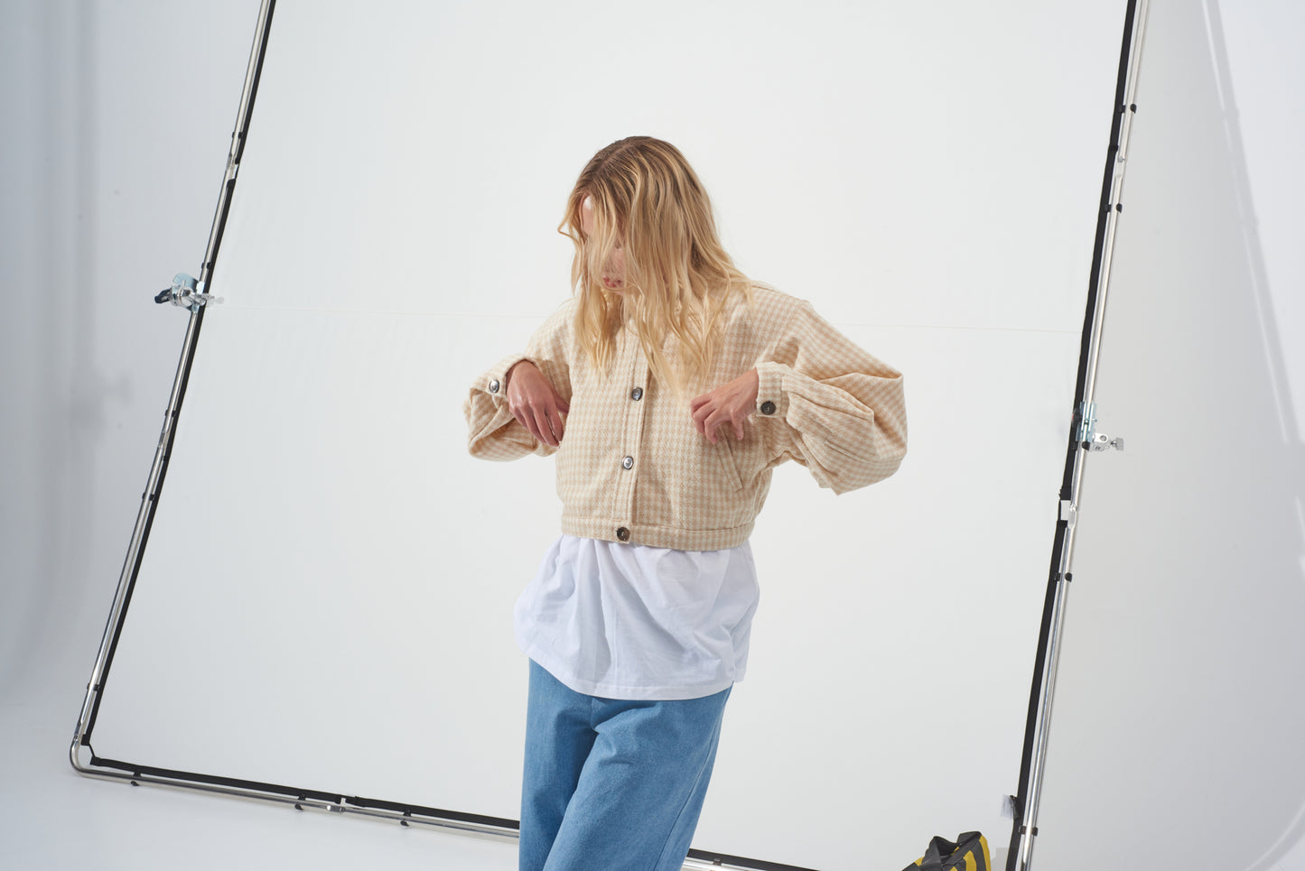 Check Puff Jacket
