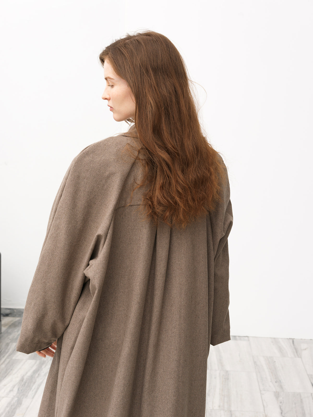Wool Coat .Camel