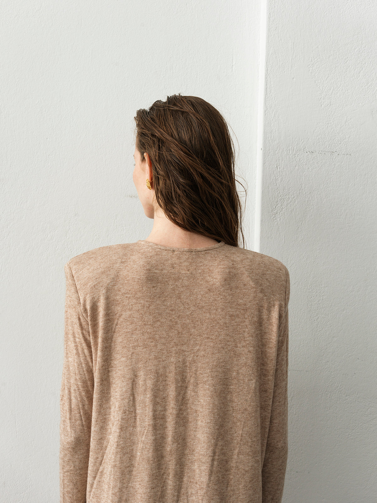 Knitted Dress .Dark Salmon