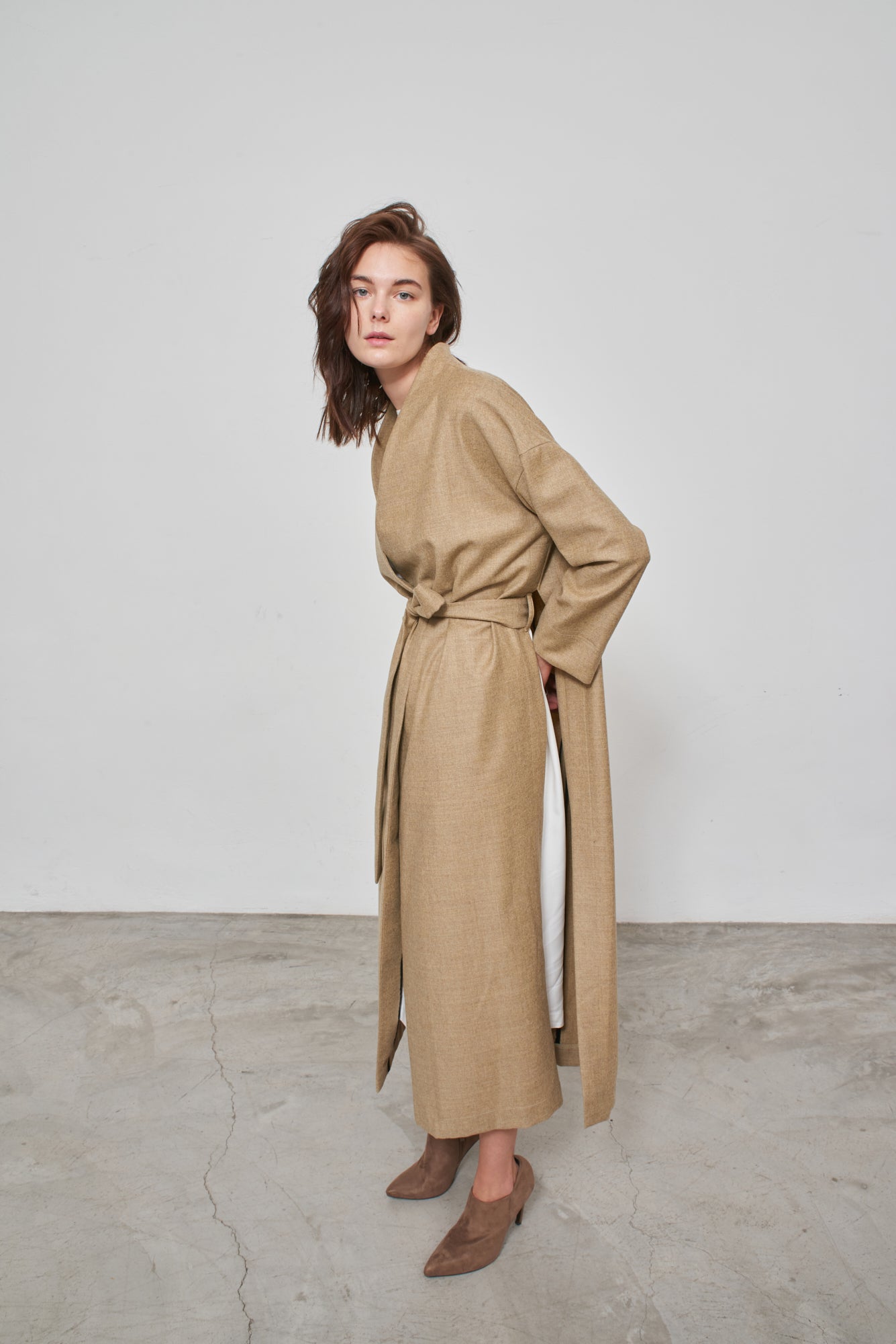 Figure wool Coat