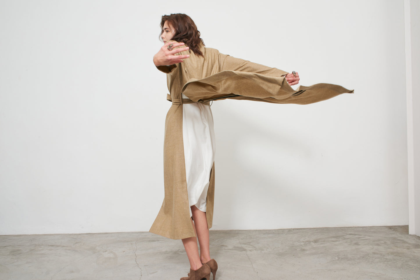 Figure wool Coat