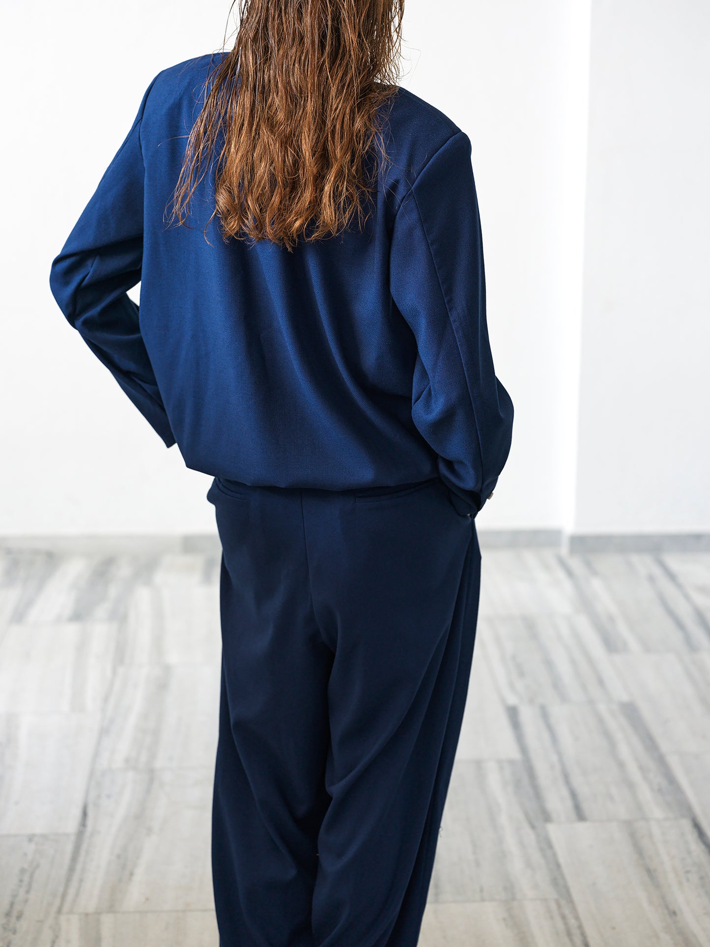 Pebble Blouse .Royal Azure