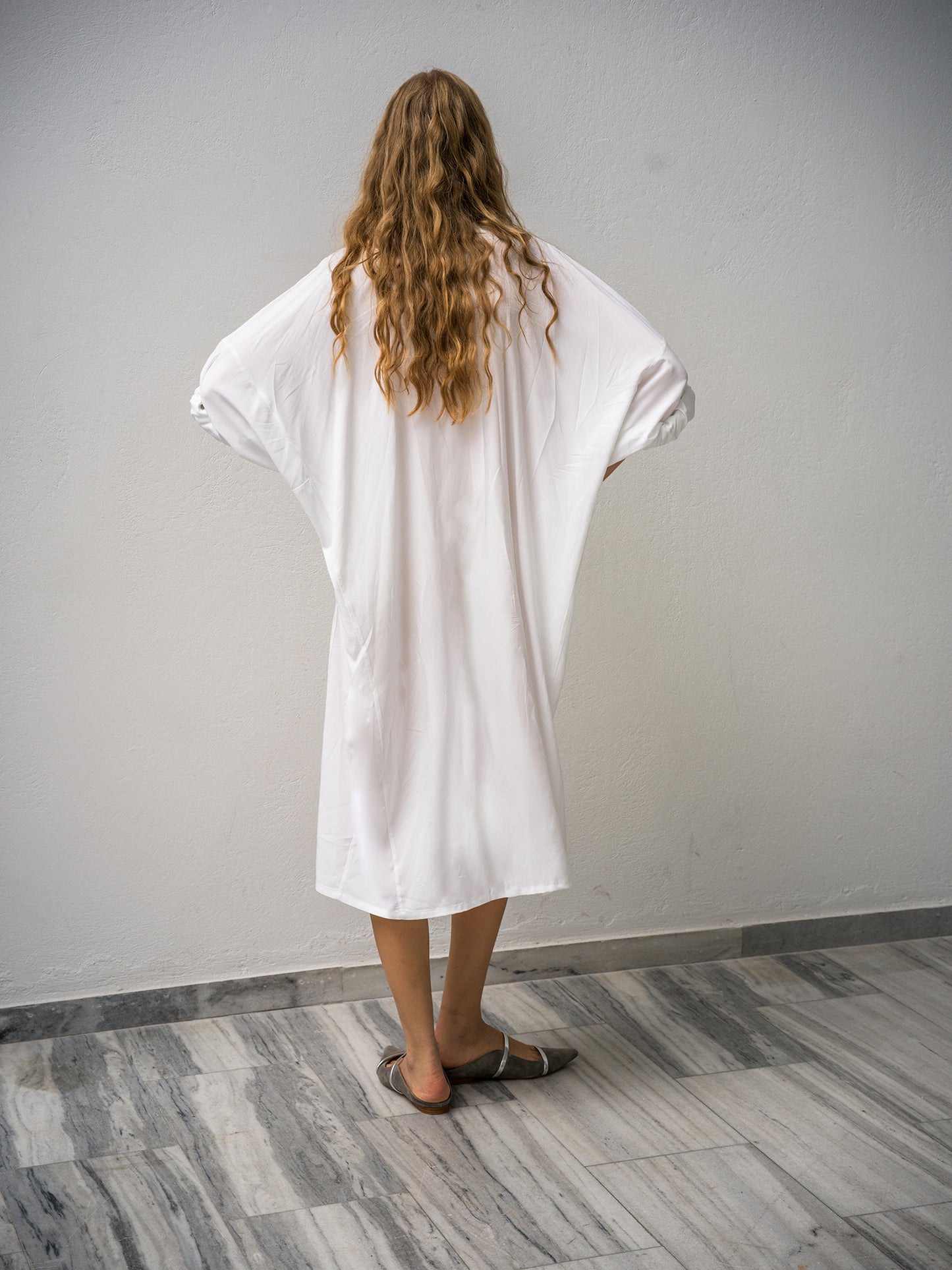 Mantili Dress. white
