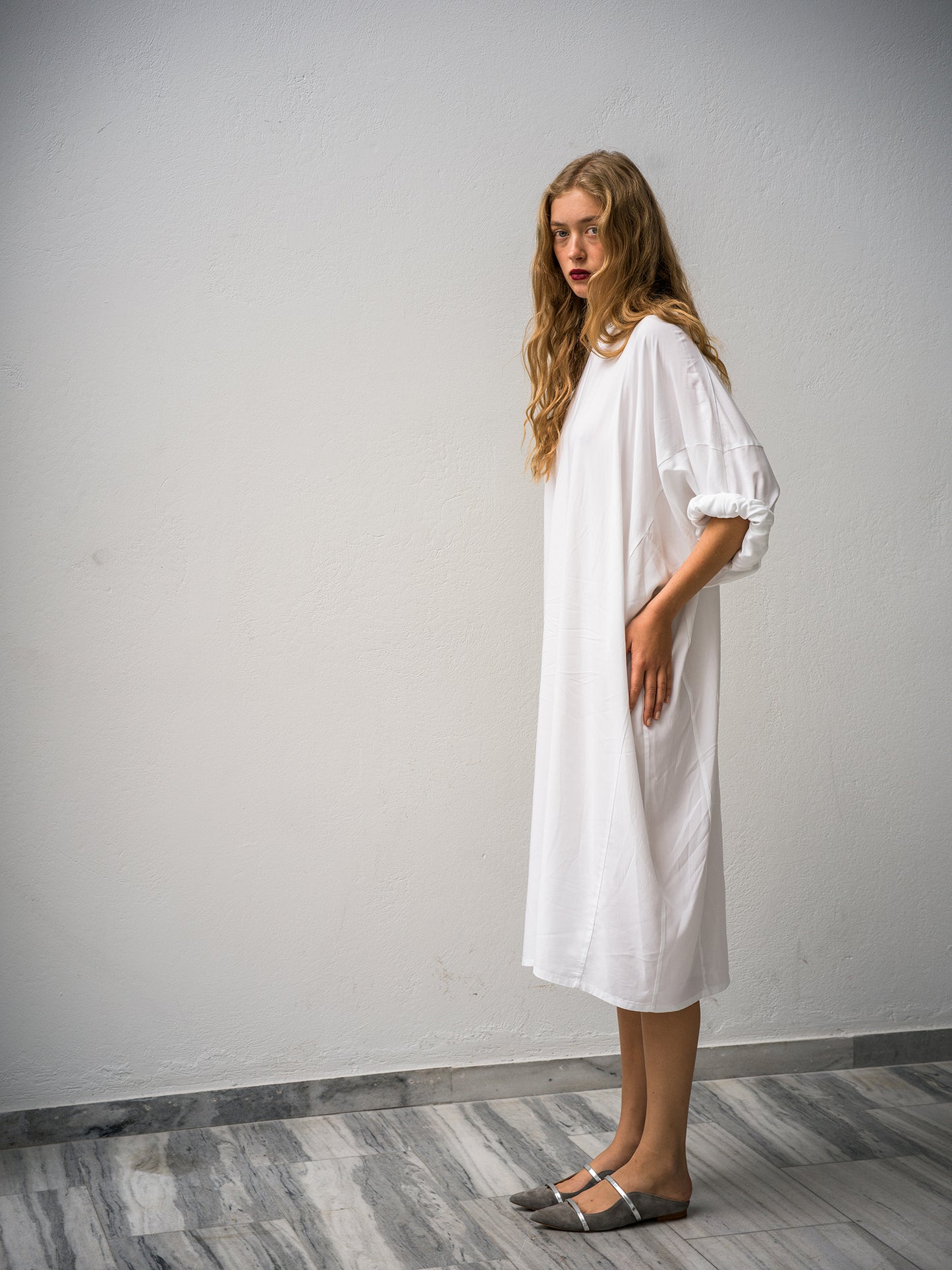 Mantili Dress. white