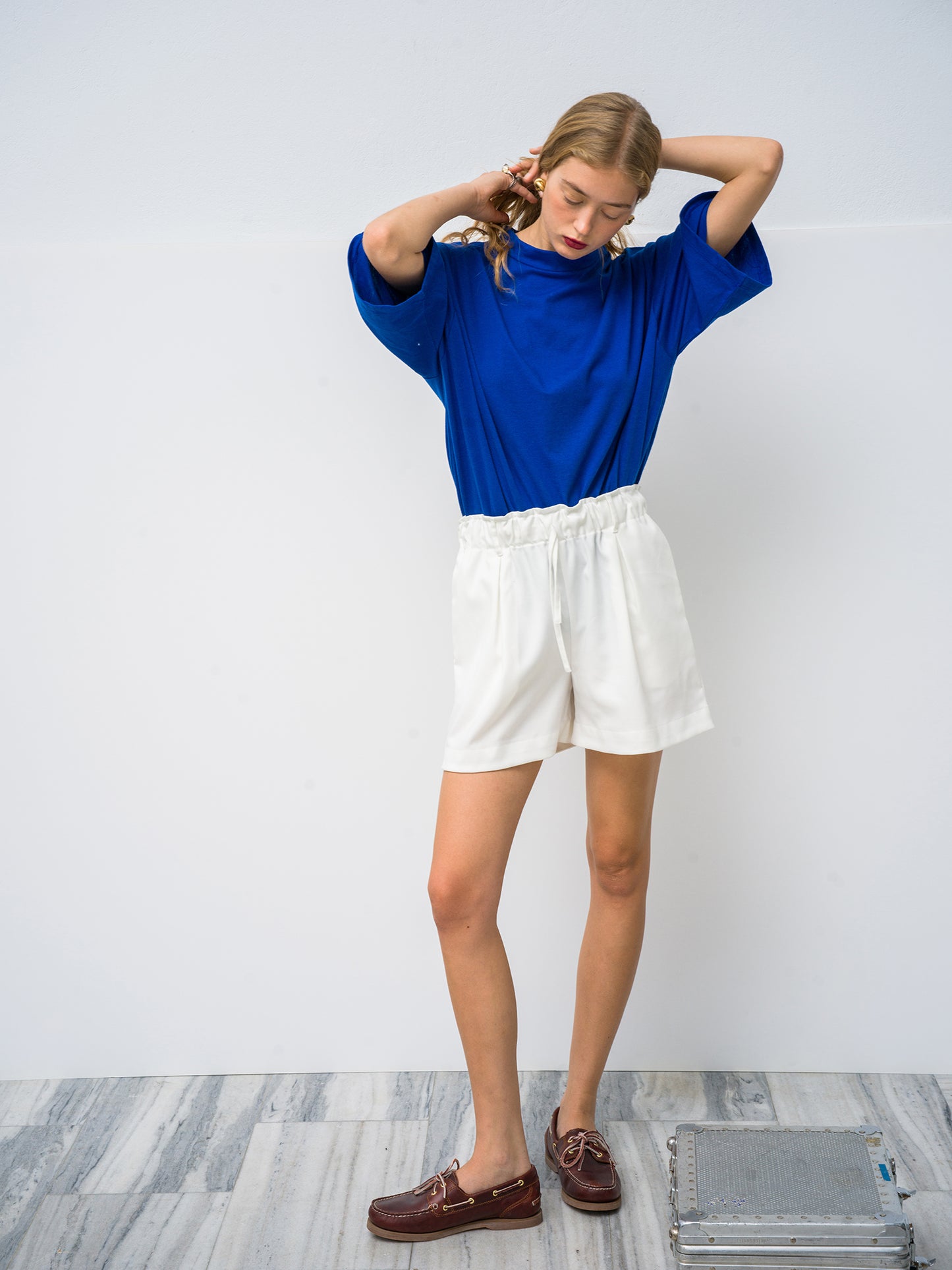 Cord Bermuda. off white
