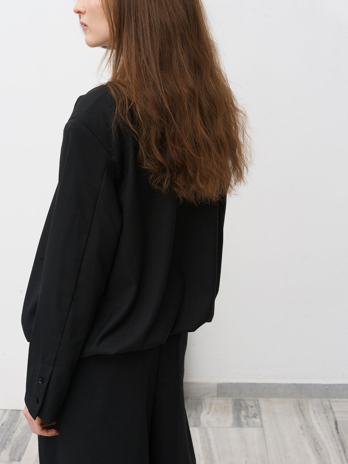 Pebble Blouse .Sable Black