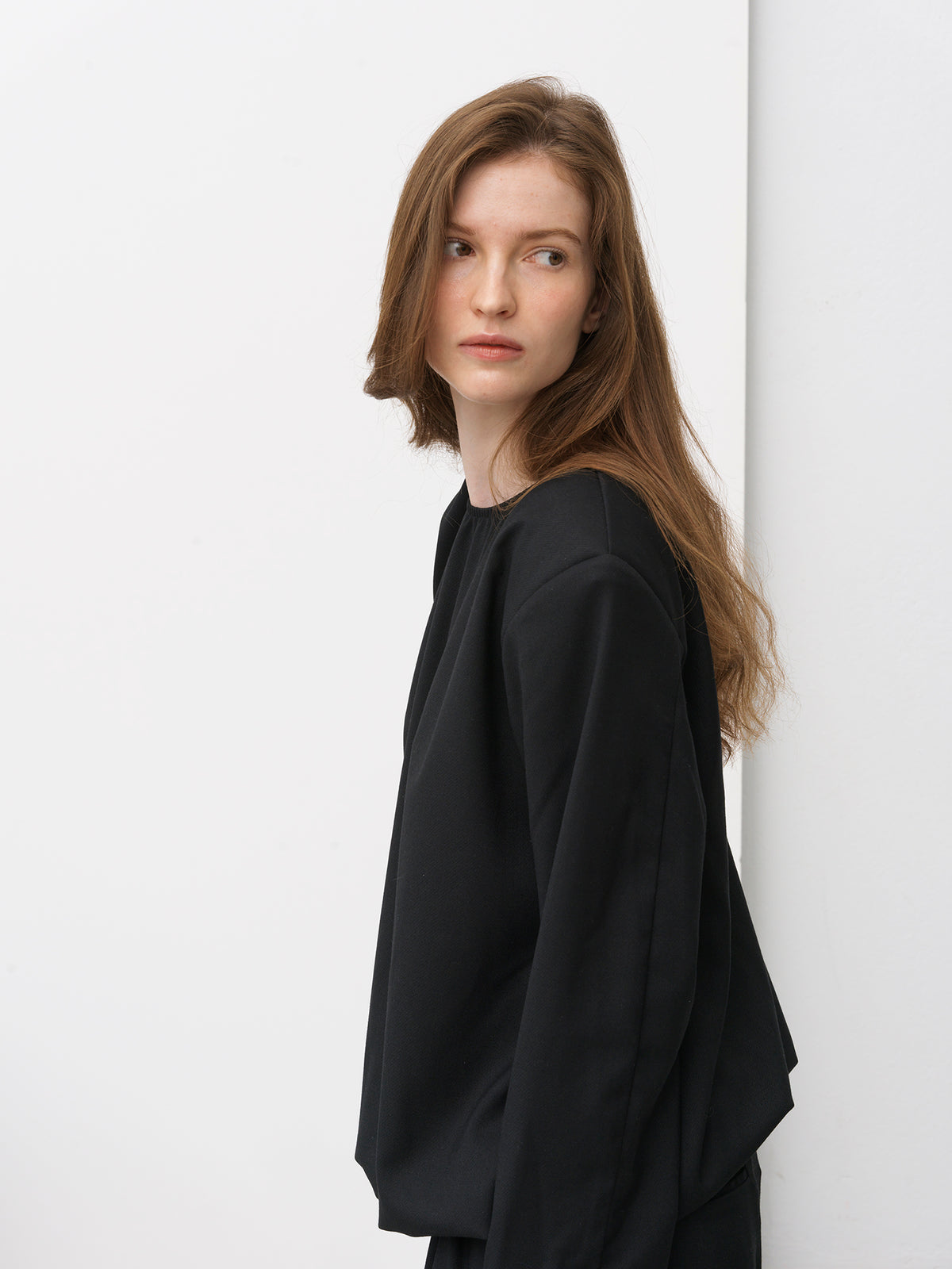 Pebble Blouse .Sable Black