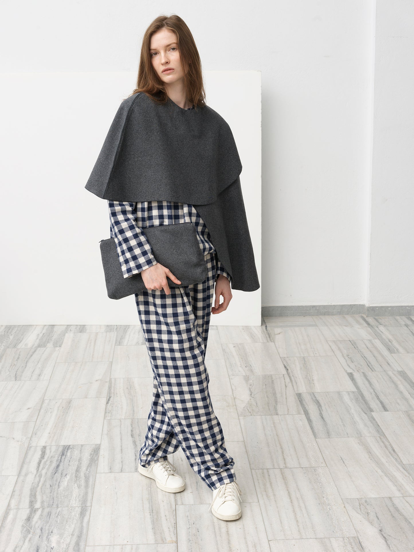 Wool Envelope .Deep Grey