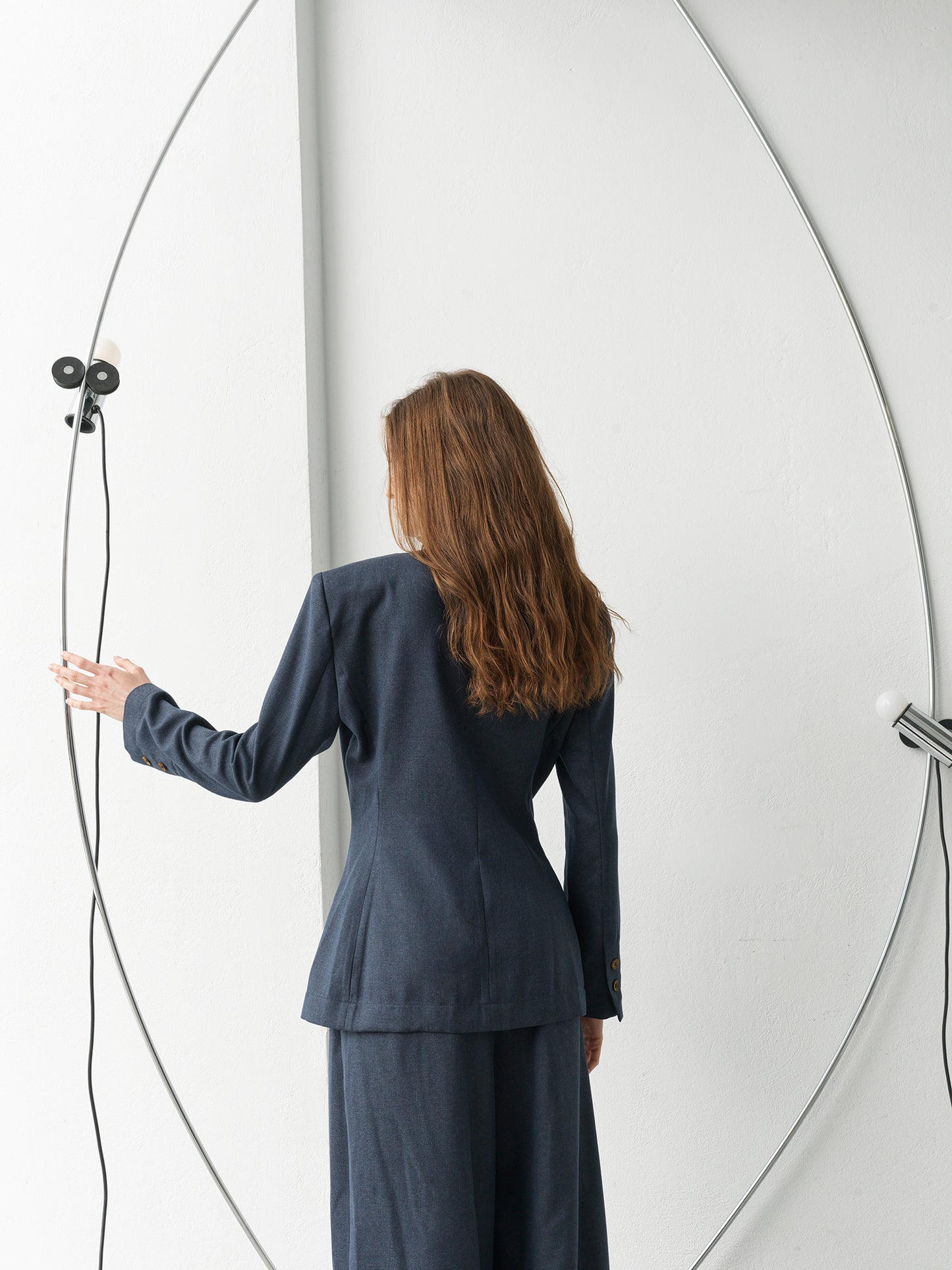Hourglass Blazer .Blue Lapis