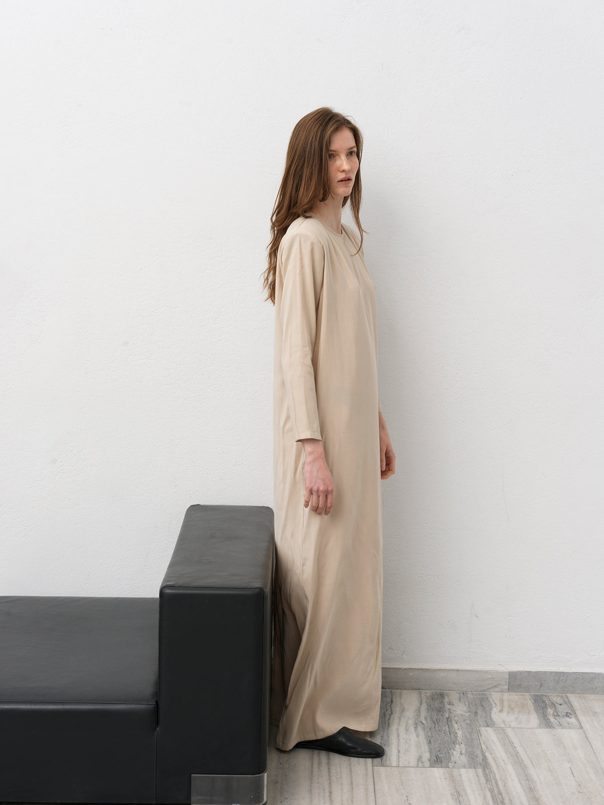 Powder Dress .Latte