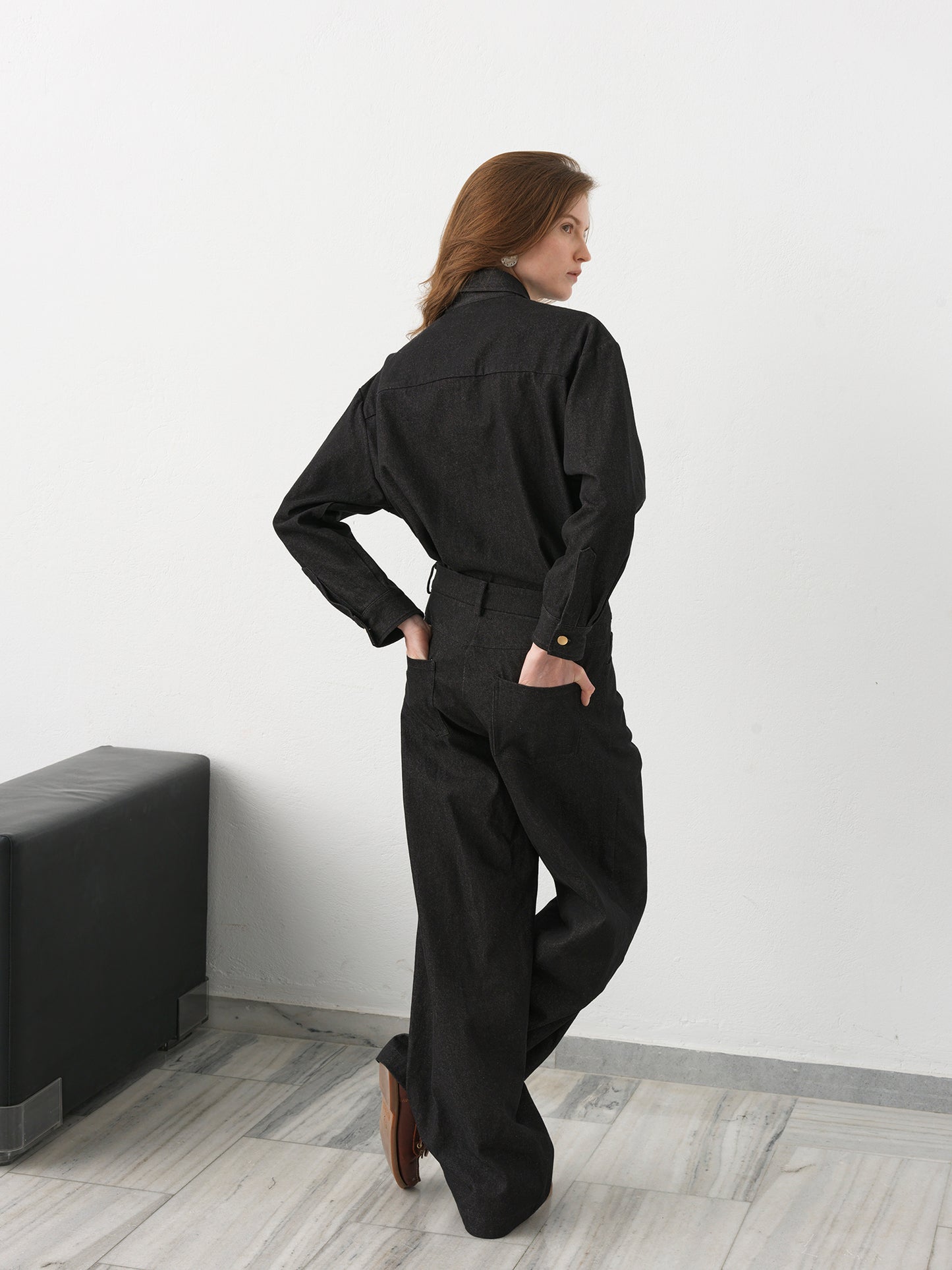 J Denim Trousers .Black Washed