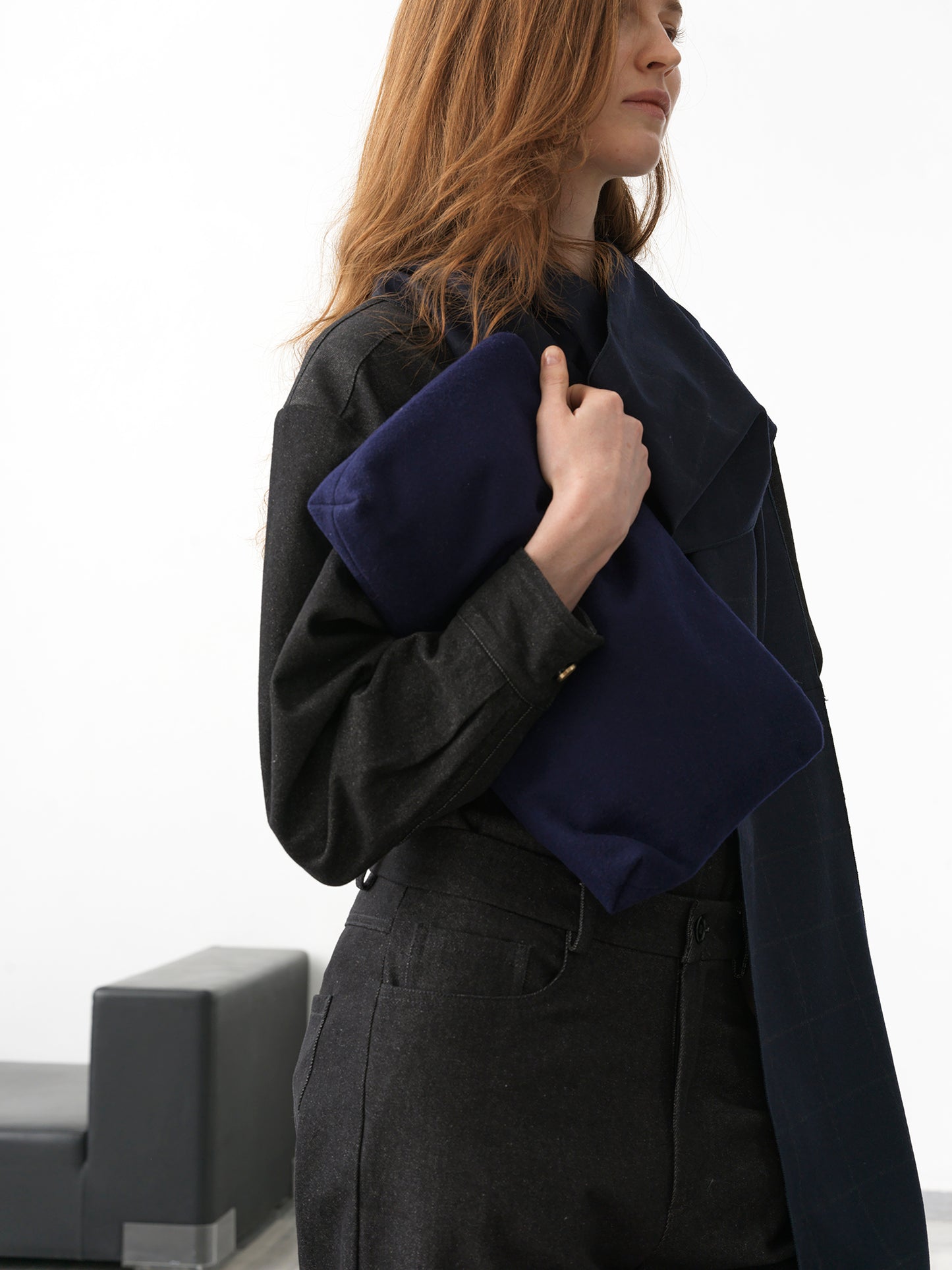 Wool Check Scarf