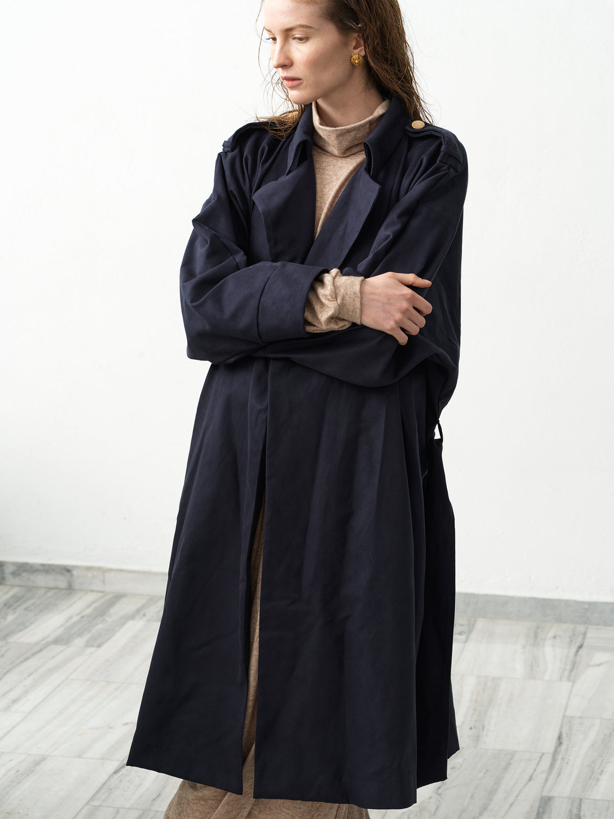 Street Gabardine .Navy Blue