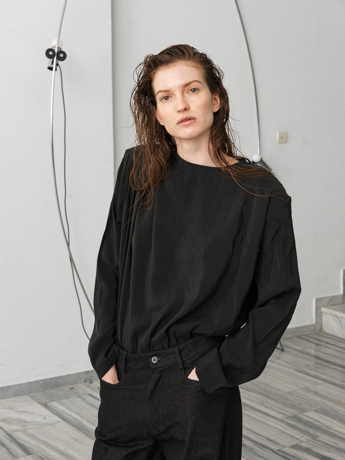 J Denim Trousers .Black Washed