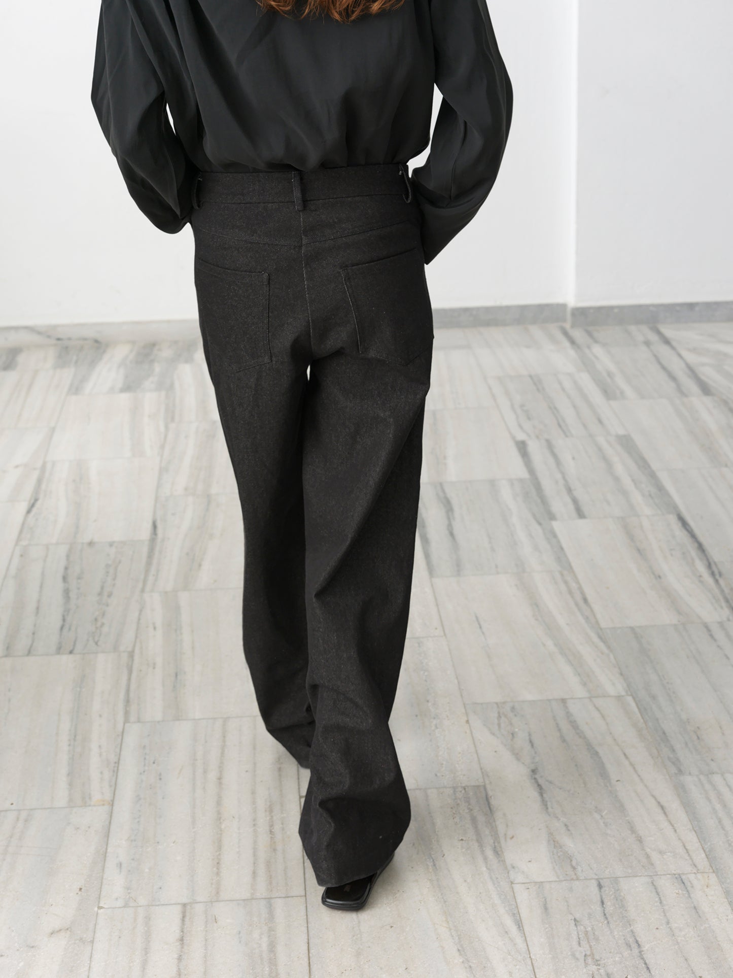 J Denim Trousers .Black Washed