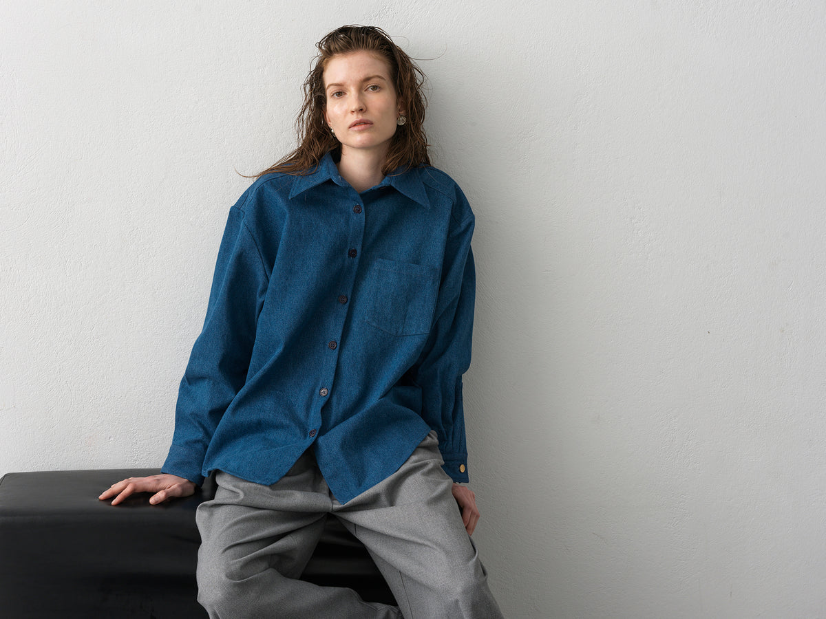 Denim Boy Shirt .Blue