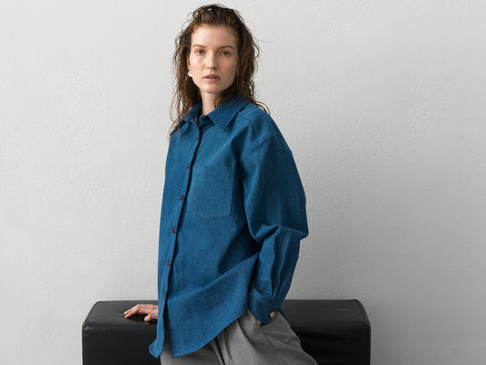 Denim Boy Shirt .Blue