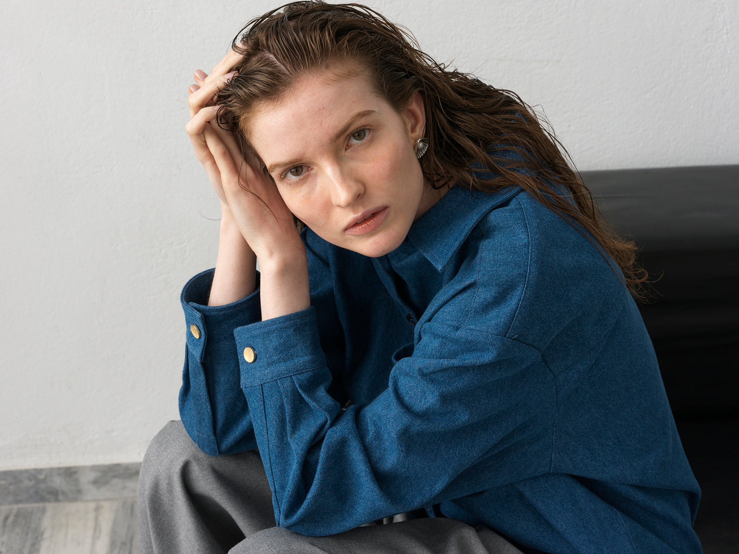 Denim Boy Shirt .Blue
