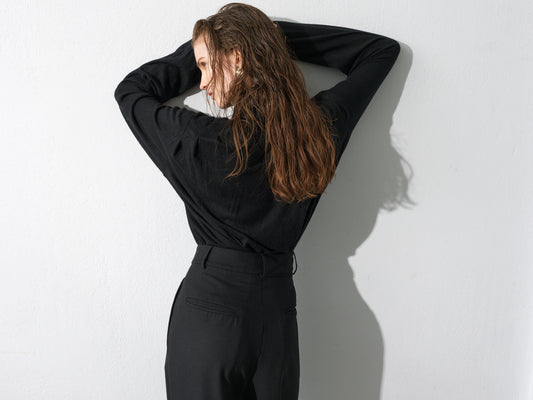 Negroni Trousers .Sable Black