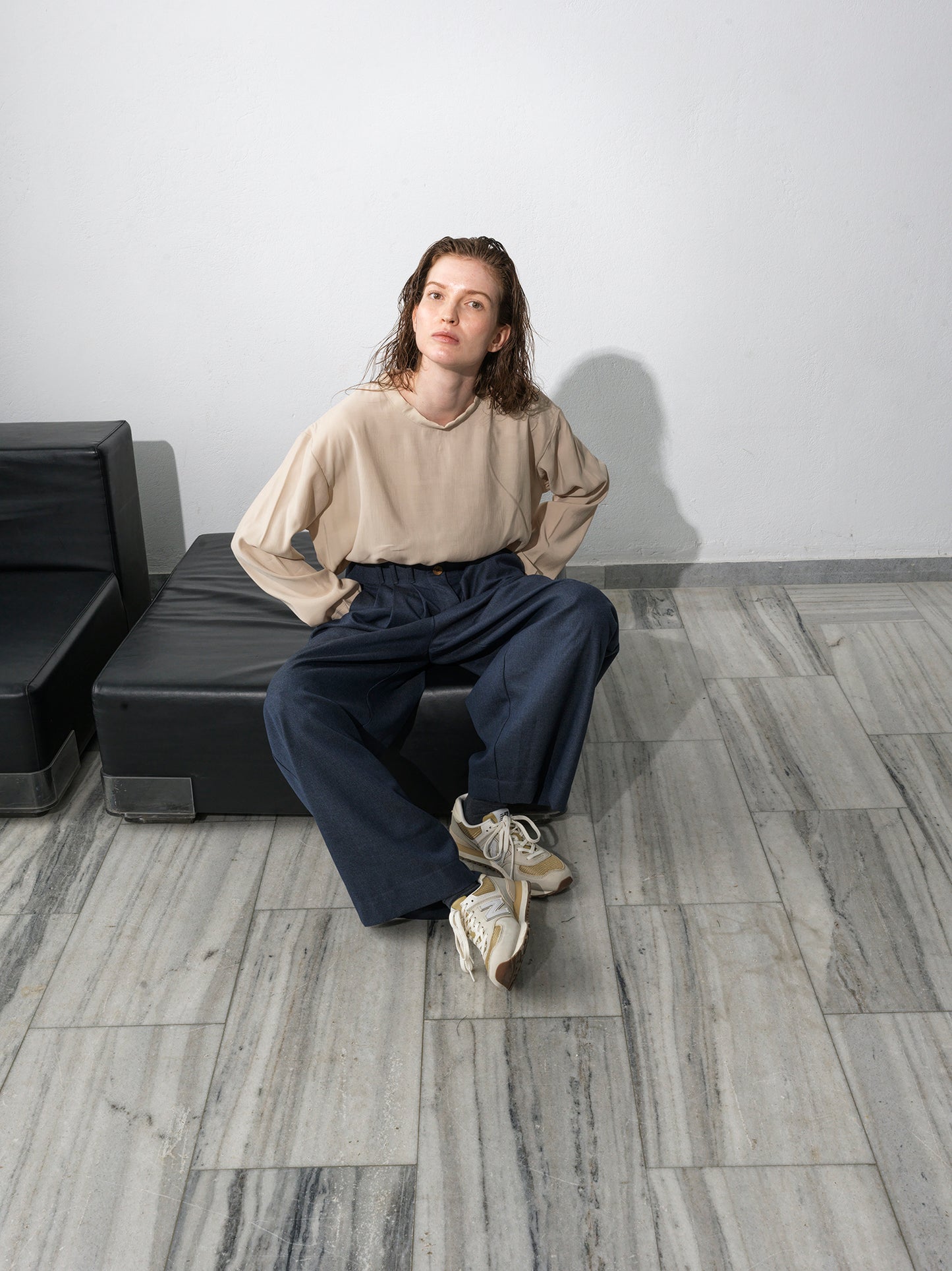 B52 Trousers .Blue Lapis