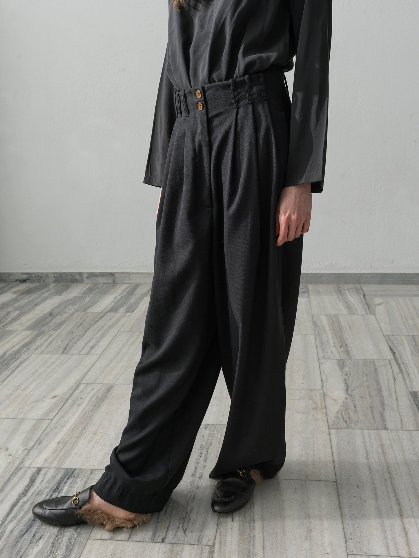 B52 Trousers .Sable Black