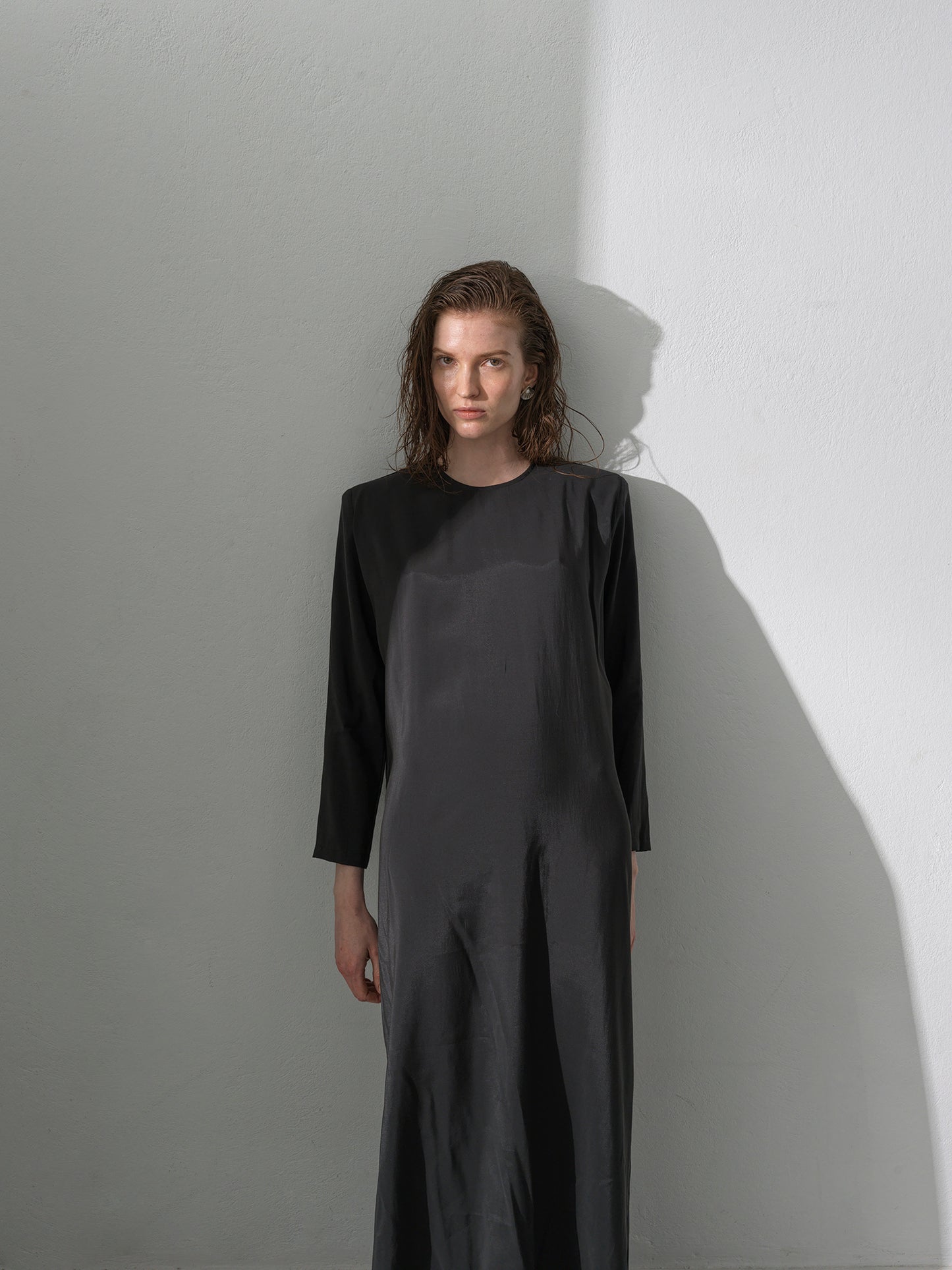 Powder Dress .Black Caviar
