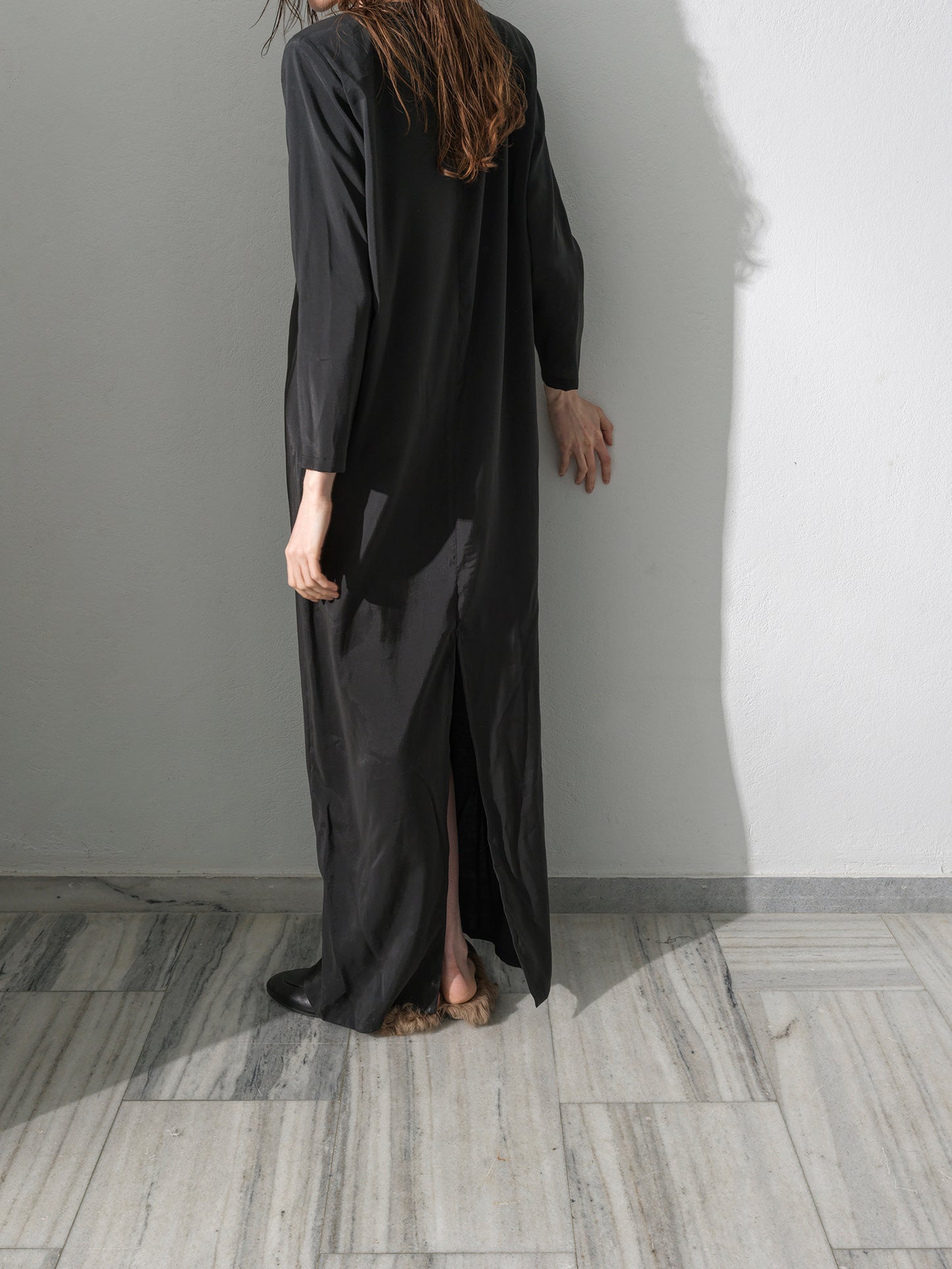 Powder Dress .Black Caviar