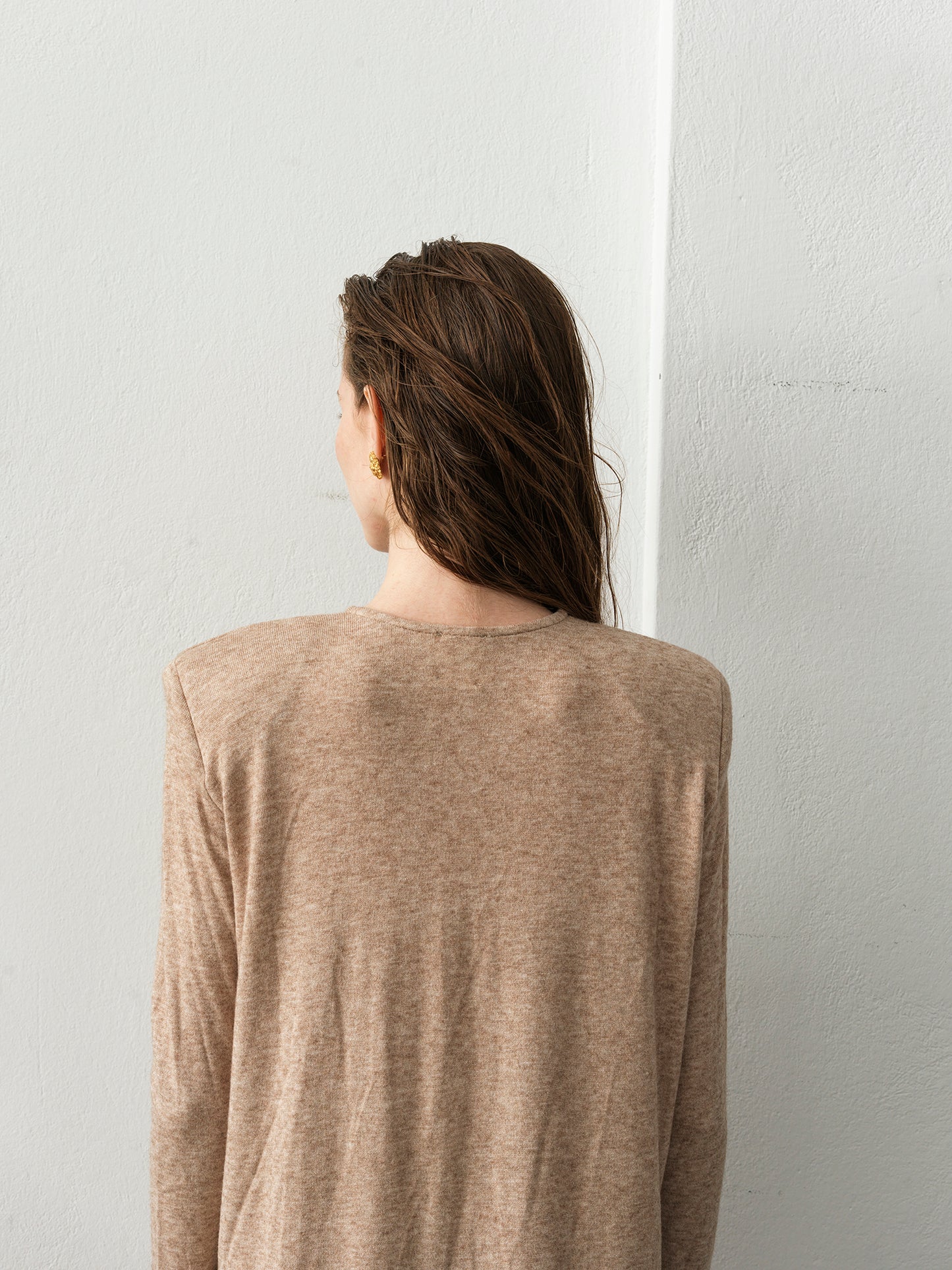 Knitted Dress .Dark Salmon