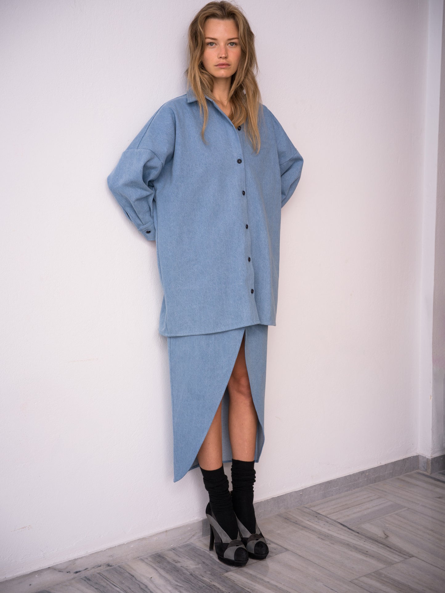 Denim Shirt Light Blue
