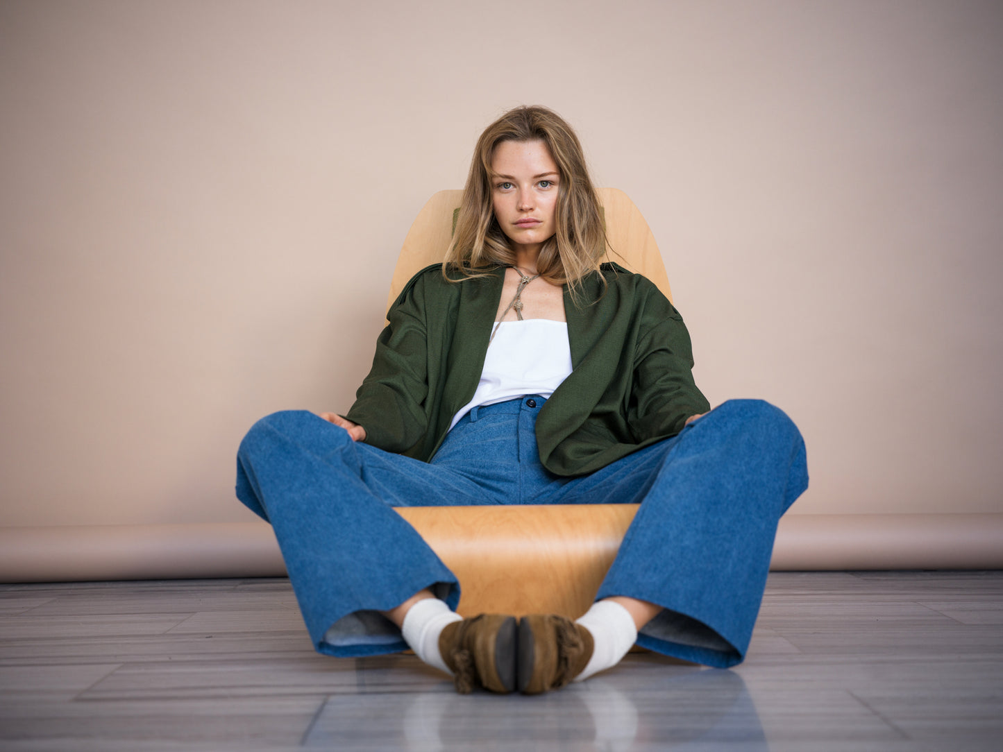 Ribbed Square Longsleeve