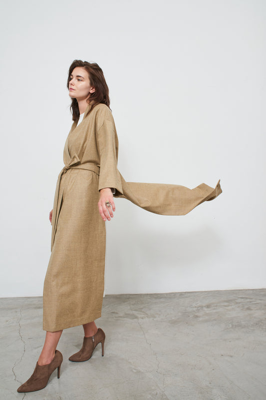 Figure wool Coat